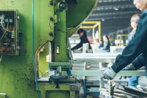 manufacturing plant industry courier